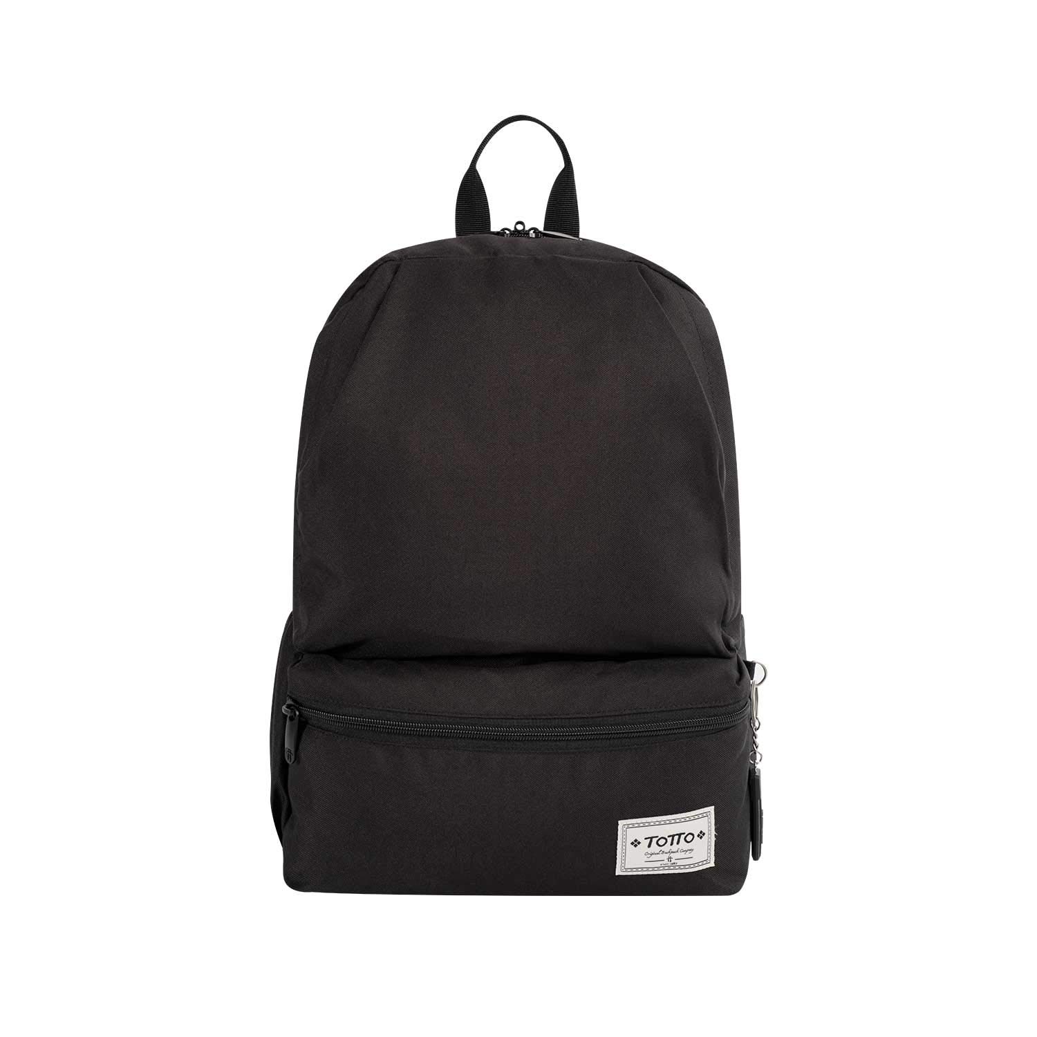 TOTTO Black Youth Backpack - Dinamicon, Black/White, One Size, Sport