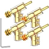 Tertullus 4Pcs Banana Clips Connectors Banana Plugs forSpeaker Wire Gold Plated Screw Locking Connectors forSpeaker Wire, AV Receiver, Amplifier, Surround Sound