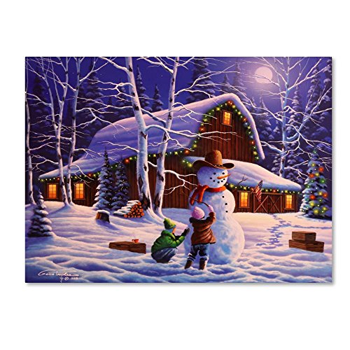 The Joy of Christmas by Geno Peoples, 24x32-Inch Canvas Wall Art