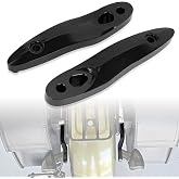 PSLER Motorcycle Rear Turn Signal Extension Bracket for Softail, Black | License plate relocation kit for all Softail models 2000-2020 except FXDR. Durable holder bracket.