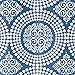 InterDesign Medallion Shower Curtain, Stall/54 x 78