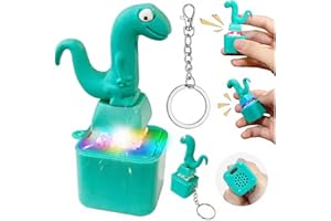 1 Pack Lizard Keyboard Fidget Toy/Rechargeable Sound & Light Keyboard Clicker/Portable Stress Relief Fidget Toys for Adults/F