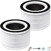 True Replacement Filter for Afloia air purifier filter replacement Fillo Halo compatible with Mooka air filter replacement ALLO, 3-in-1 Air Purifier Filter, 2-Pack (Not for MIRO/MINI/M01/M02)