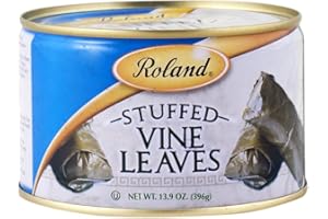 Roland Foods Canned Dolmas, Stuffed Vine Leaves with Rice and Spices, Specialty Imported Food, 14-Ounce Can