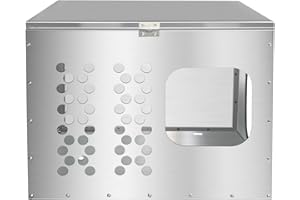 PEASTORM Stainless Steel Generator Box for Outside/RV/Truck/Trailer, Outdoor Generator Storage Box Enclosure (30"x24"x26")