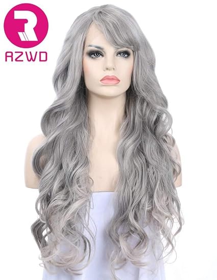 Rzwd Con Colpi Di Sole Colore Grigio Piega Ondulata