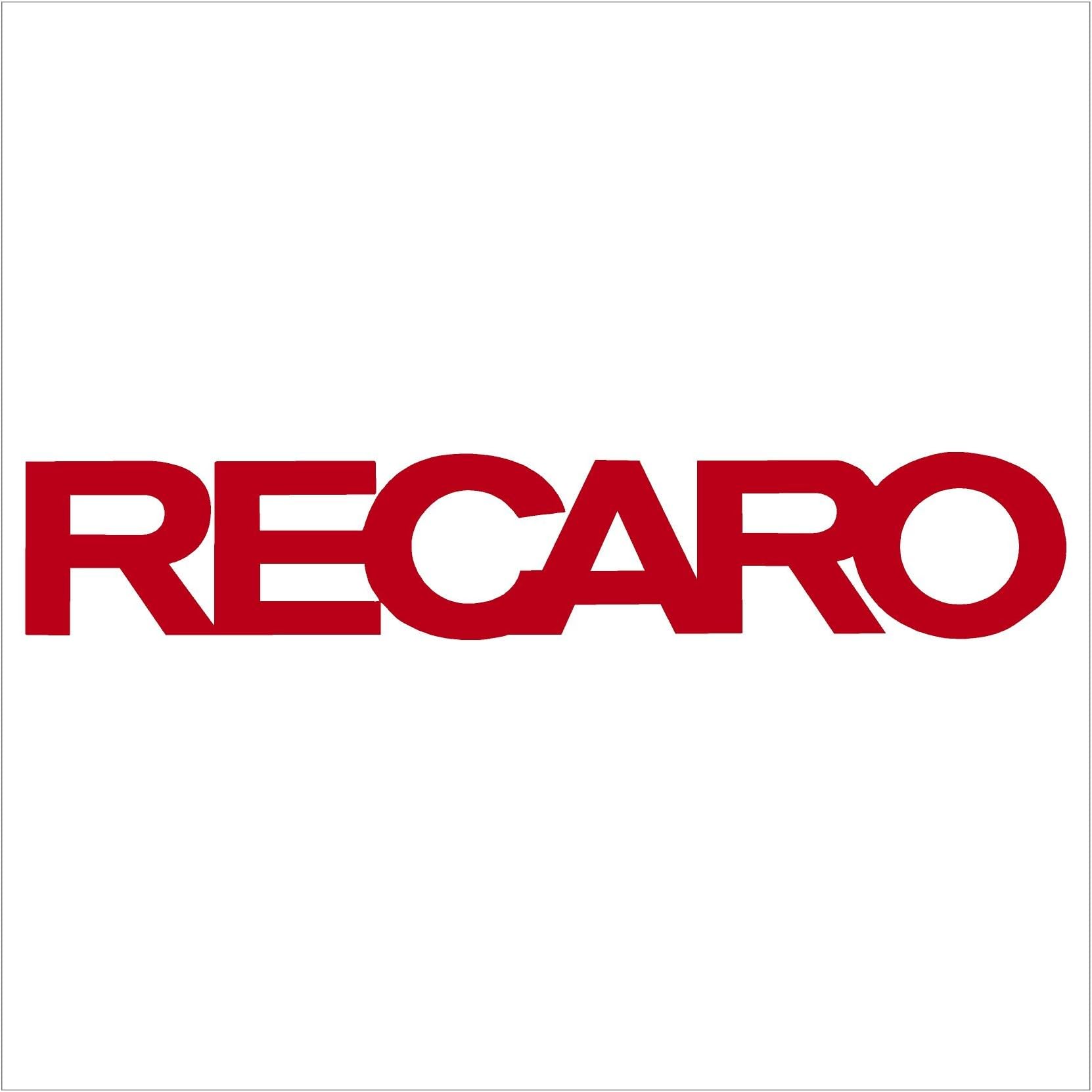 Recaro Racing Seats - Car, Truck, Notebook, Vinyl Decal Sticker #2520 (6", Red)