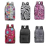 Advocator 20L Stripe Graffiti Printed Daypack School Bag Student Backpack