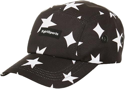 Amazon エックスガールスポーツ エックスガールスポーツ Jet Cap Shining Stars Black エックスガールスポーツ キャップ