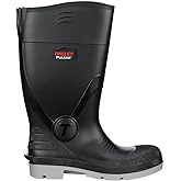 Tingley 43151 Pulsar PVC Plain Toe Knee Boot, Gray/Black