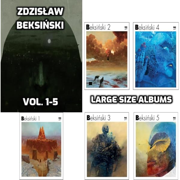 アート・デザイン・音楽 Beksiski 1-4: Four-Volume Boxed Set Amazon.com: Beksiński 1-4: Four-Volume Boxed Set in Etui Case