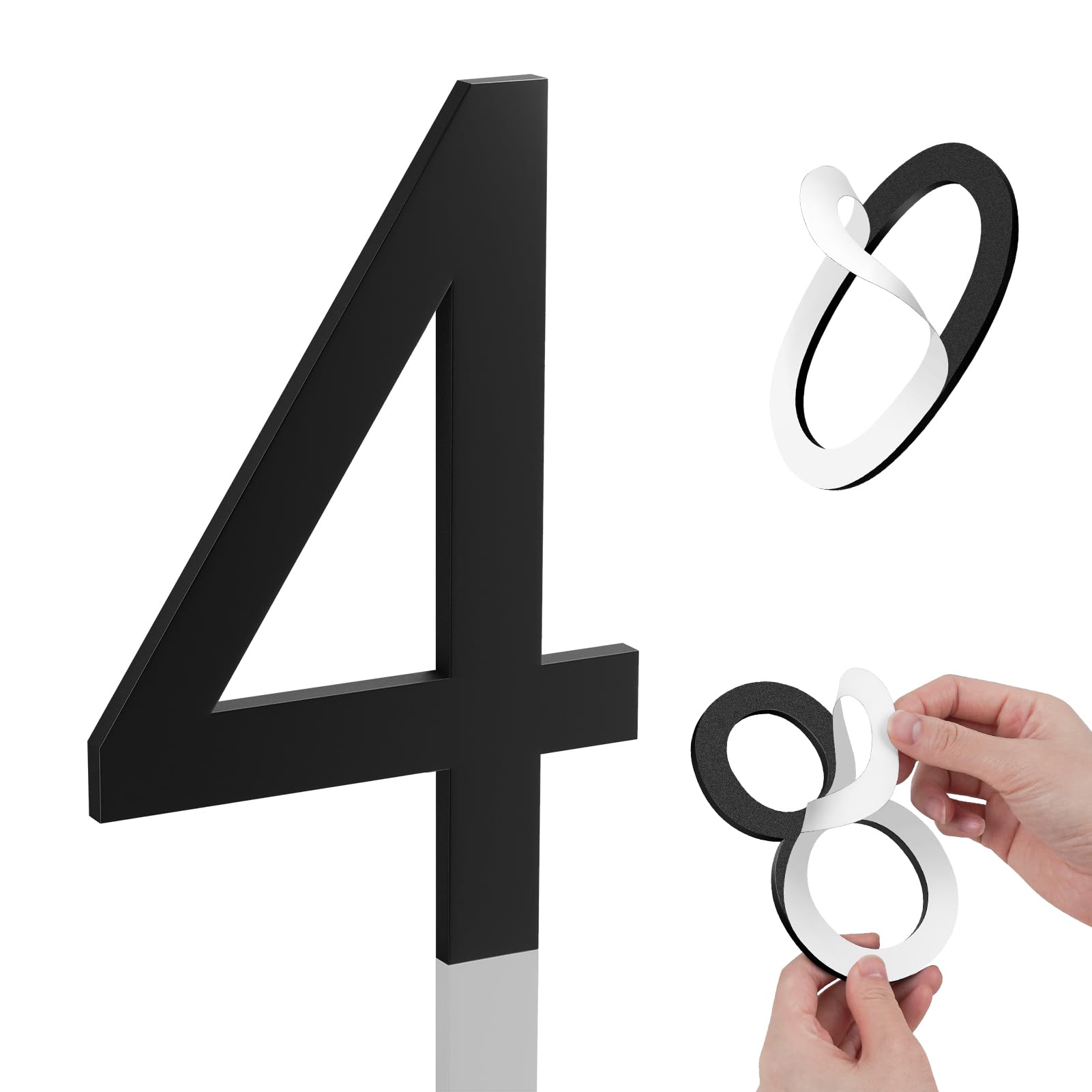 5 Inch House Numbers, Self-adhesive House Number