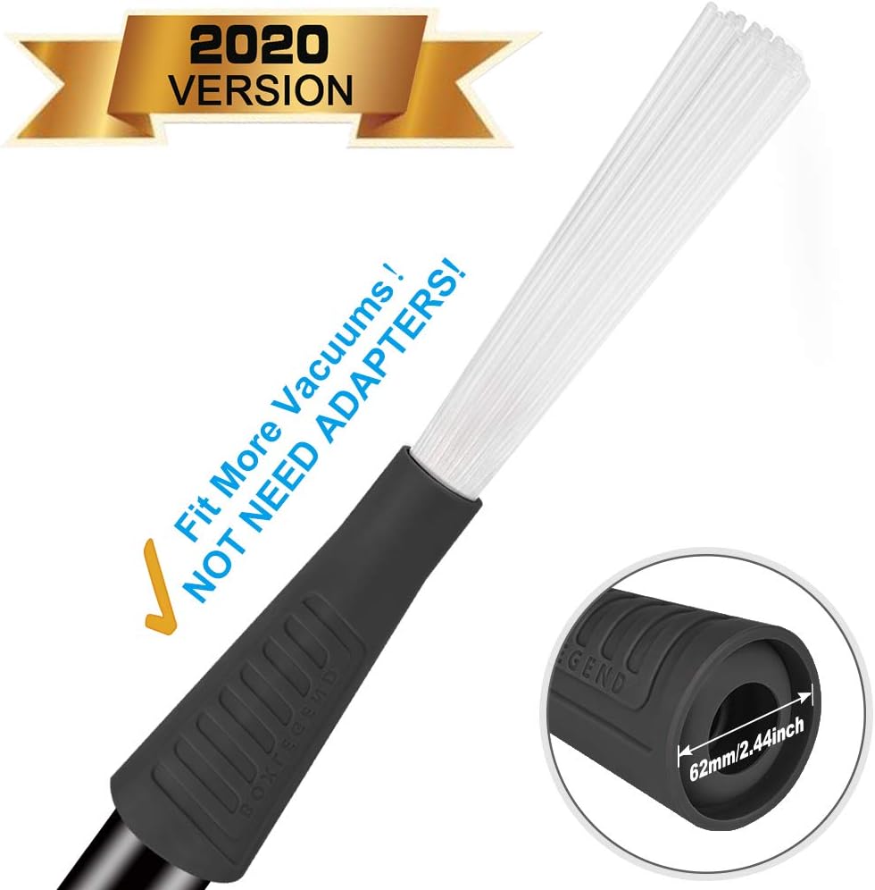 PetOde Universal Vacuum Attachment Dusty Brush Dust Cleaning Sweeper Vacuum Duster Attachment with Universal Adapter Flexible Tiny Tubes Dust Daddy -