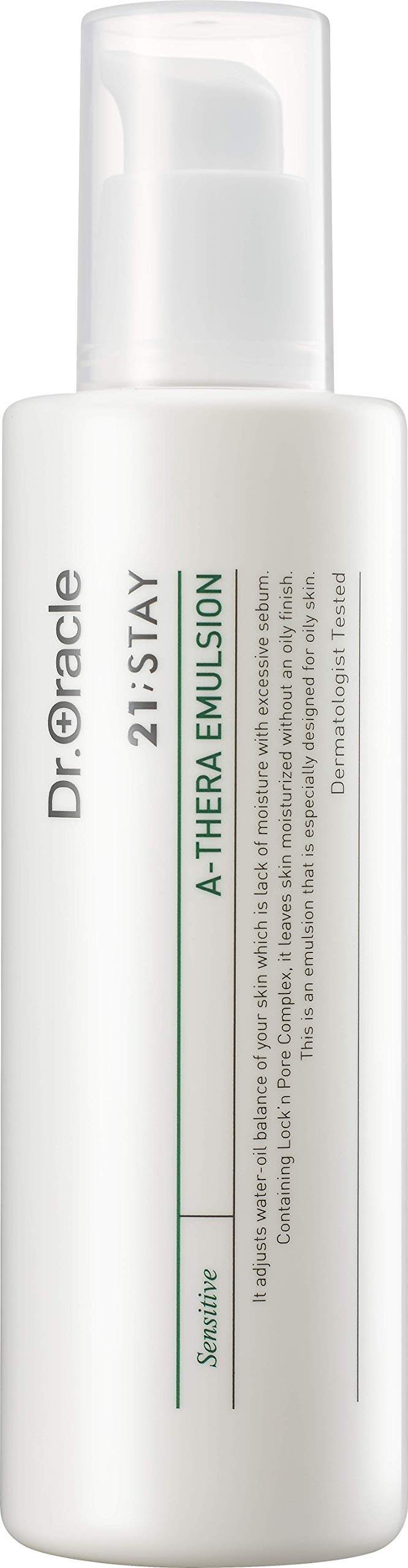 DR.ORACLE A-Thera Emulsion Face Moisturizer Moisturizing Facial Lotion for Sensitive Skin, (4.05fl.oz) Dermatologist Tested, 21 STAY