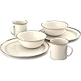 GSI Outdoors Mesa 2-Person Enamelware Dining Set 6-Pieces