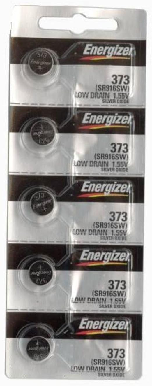 5 Energizer 373 Watch Batteries Amazon.ca Watches