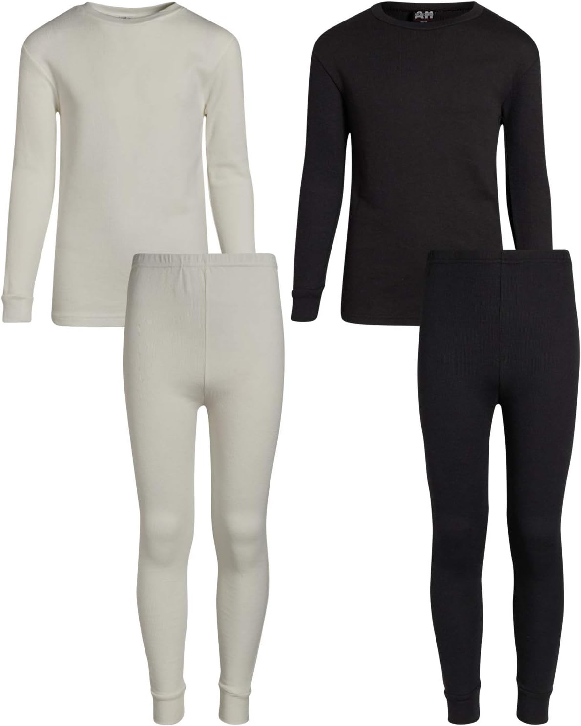 Boys' Thermal Underwear - 2 Piece Waffle Knit Top and Long John Set (8-18)