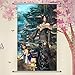 KINGS ZW A Wide Variety of Final Fantasy X FF10 Game Characters Wall Scroll Hanging Decor (Yuna & Lulu 1)