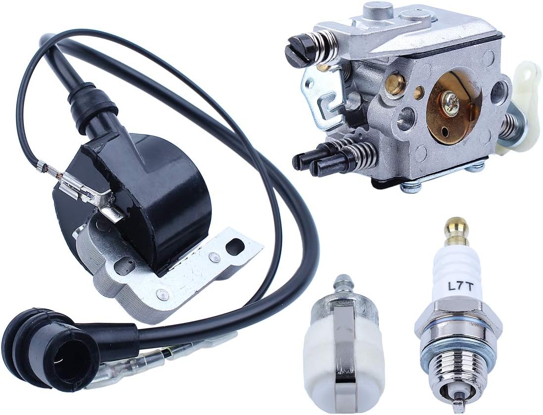 Haishine Kit de bougies dallumage pour bobine dallumage de carburateur pour Husqvarna 50 51 55