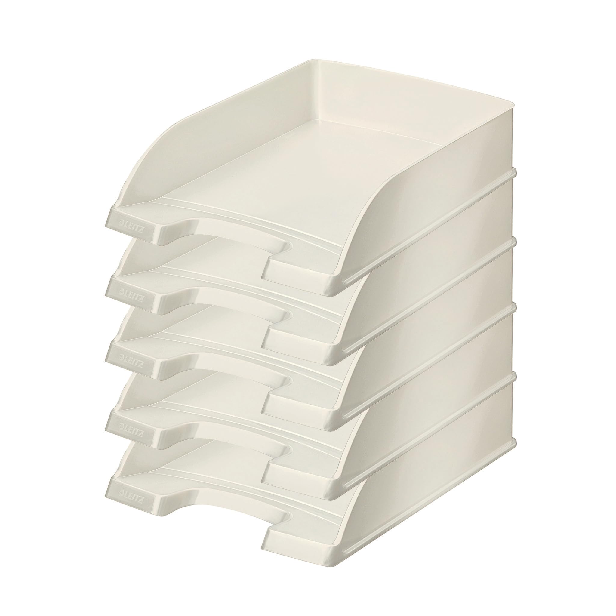 Leitz Wow Series 52263001 Letter Tray A4 White Pack of 5
