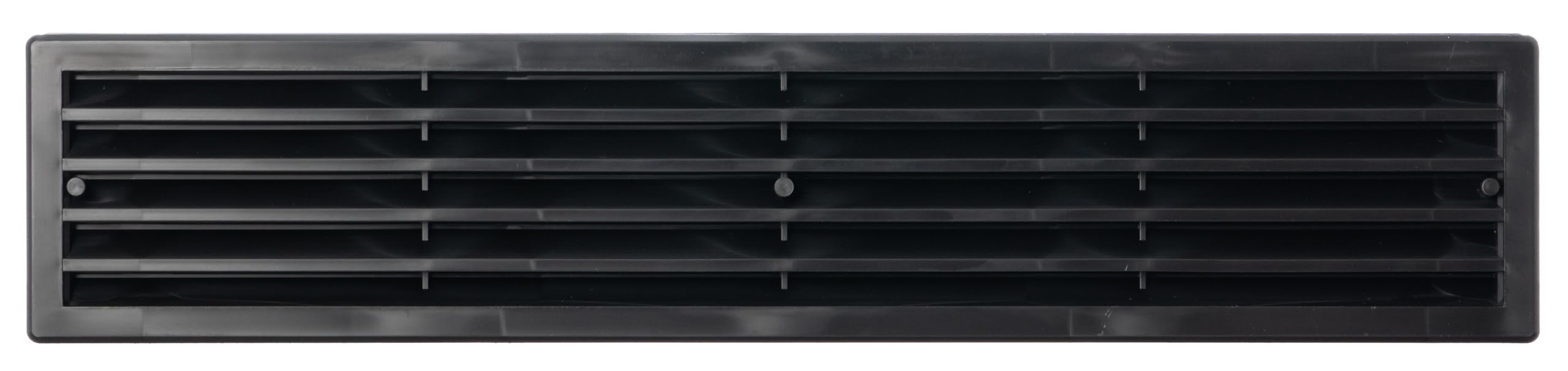 LIRAST 450x92mm Door Vents for Interior Doors Two Sided - 17.7x3.6 inch Black Interior Vent Cover - Plastic Ventilation Grille - Bathroom Air Register — image 1