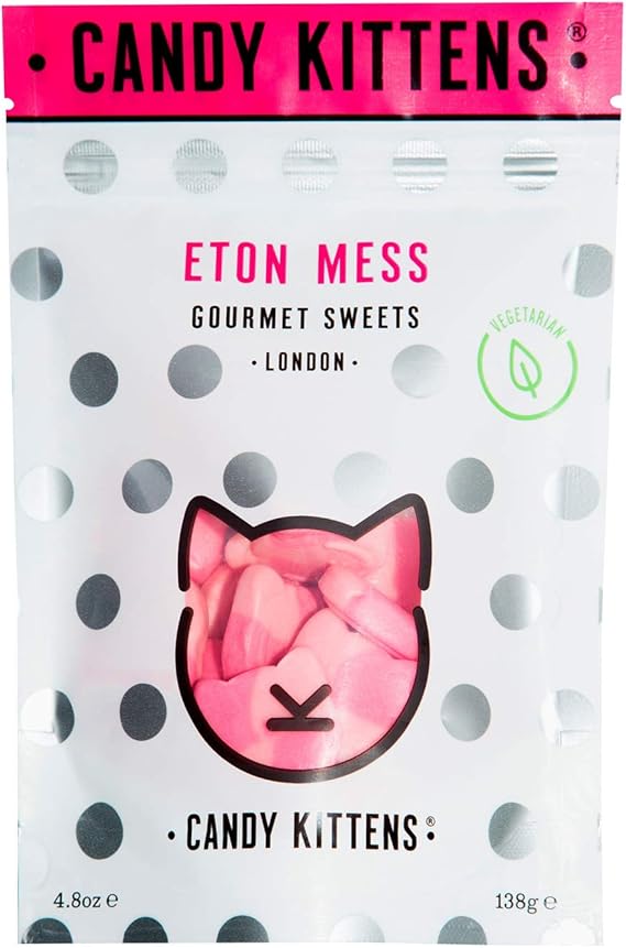 Candy Kittens Eton Mess Vegetarian Sweets Palm Oil Free Natural Fruit Flavour Candy Gummy Chewy Gourmet Sweets 108g Snacking Bag Amazon Co Uk Grocery