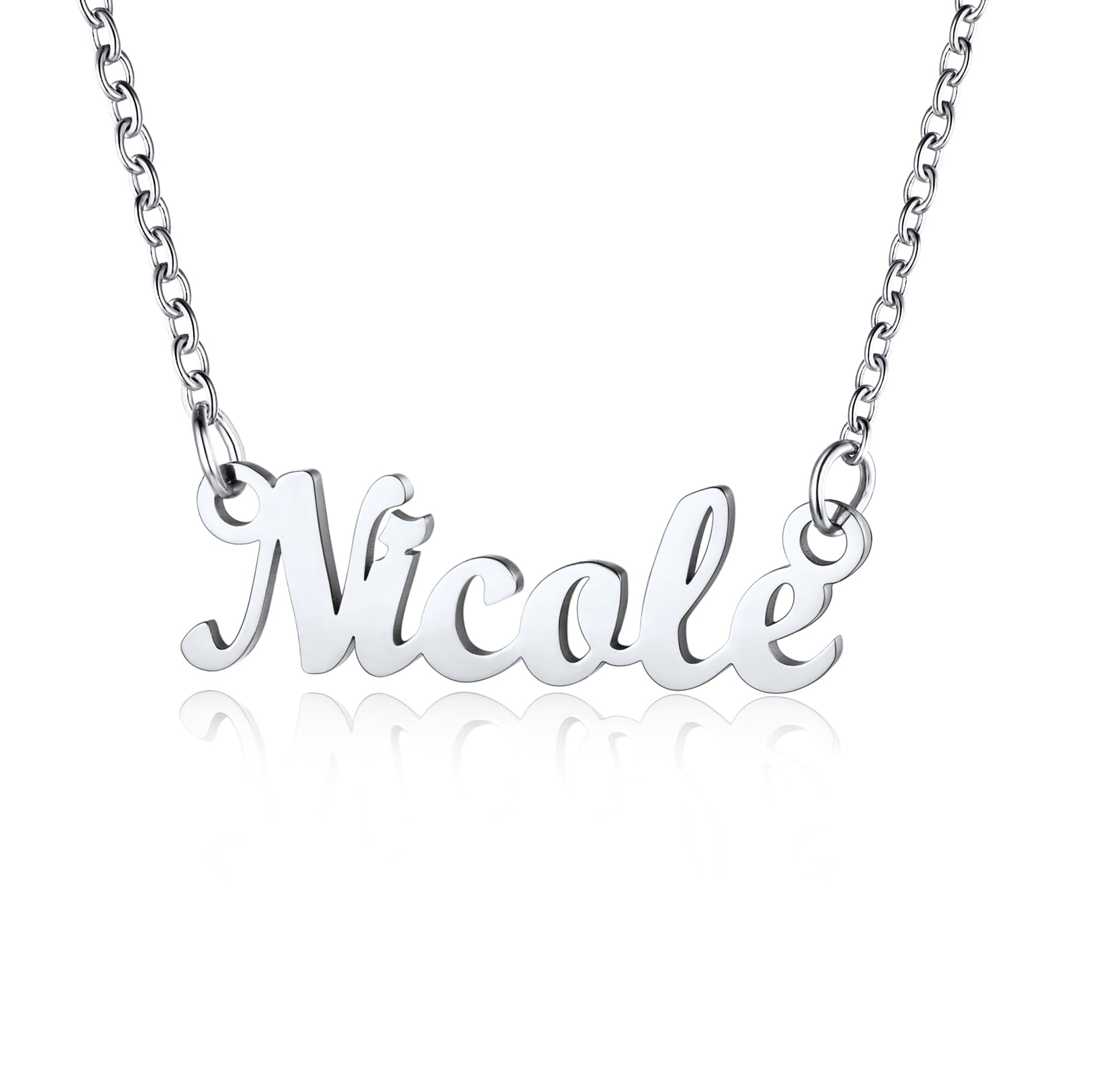 U7 Chokers Custom Name Nicole Necklace For Women Necklaces — image 1
