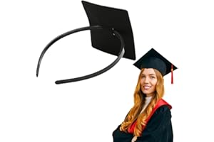 HIFANMM Graduation Cap Headband, Secures Your Grad Cap and Hair Style, Upgrade Grad Hat Headbands, Graduation Supplies