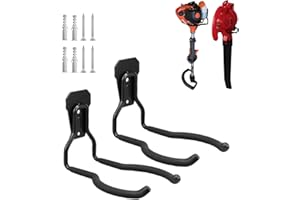 Juformin Garden Power Tool Hanger, Garage Wall Hooks, Weedeater Rack, String Trimmer Hanger, Weedeater Hanger, Utility Hooks for Garage Tool Organizers and Storage