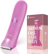 VIKICON Lady Shaver for Women Bikini Trimmer Electric Razor LED Light IPX7