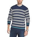 IZOD Men's Fine Gauge Crew Sweater, Estate Blue