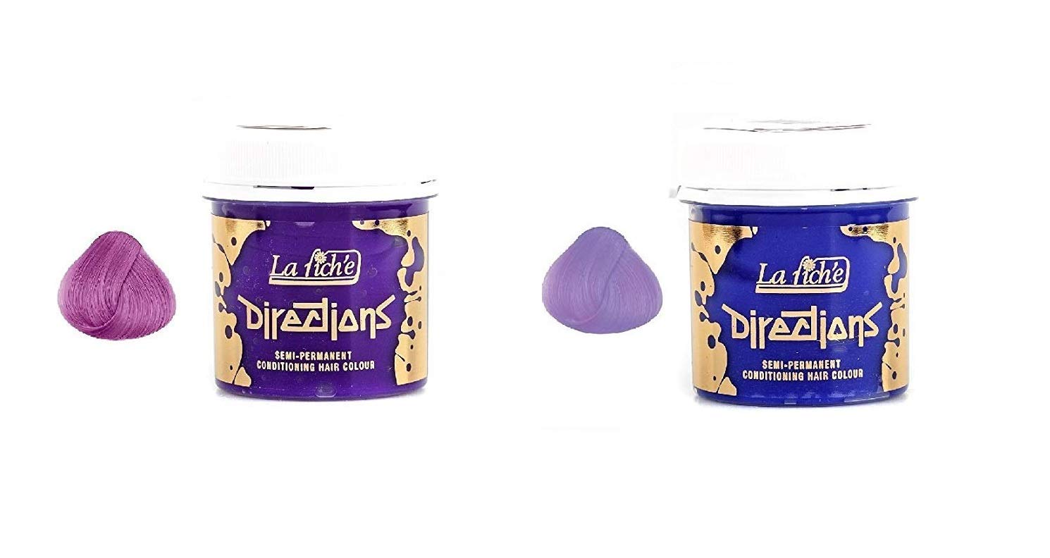 X2 La Riche Directions Semi-Permanent Conditioning Hair Colour 88ml - Violet & Lilac by La Riche