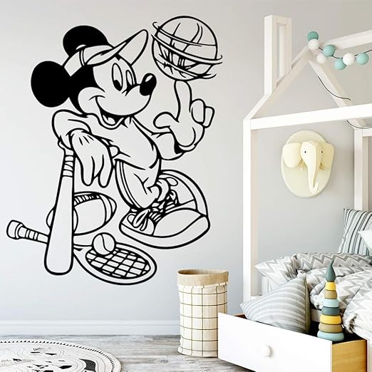 Removable Mickey Mouse 3D Window Decal Wall Sticker Home Decor Art