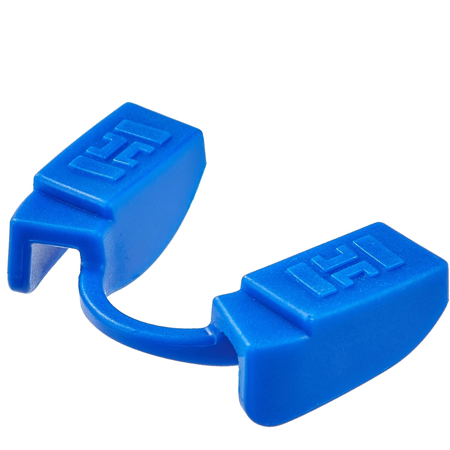 Powerlifting Mouthguard for All Strength Training Sports, Fitness Mouthpiece with Slim Design,Perfect Protective Gear in Gyms (1 Pack Blue)