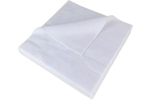 Soft White Felt Sheets, Flexible Felt Fabric for Crafts, 1.4mm Thick 12"x12" Felt Squares for Sewing DIY