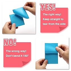 Sticky Notes Pads, 600 Sheets, 3x3 Inches, It is
