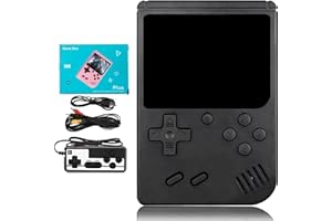 Niville Retro Handheld Game Console with Gamepad,Gameboy Color with 500 Classic Games,Video Gaming Support for Connecting TV & Two Players (Black)