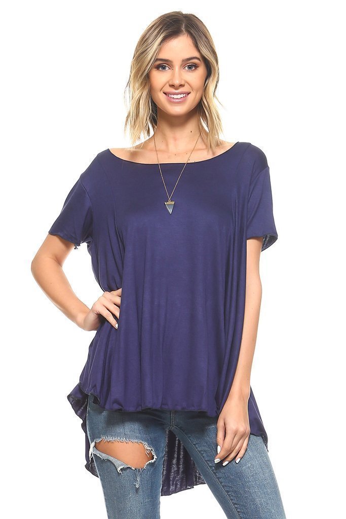 navy blue flowy shorts