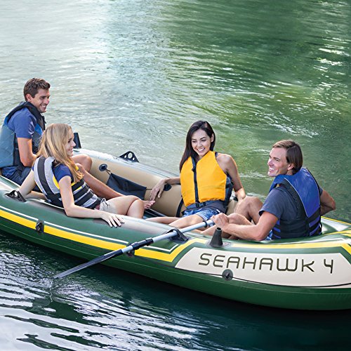 Intex-Seahawk-4-4-Person-Inflatable-Boat-Set-with-Aluminum-Oars-and-High-Output-Air-Pump-Latest-Model