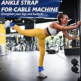 flintronic Ankle Straps for Cable Machine with Double D-Ring view 6