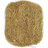 SunGrow Coconut Fiber, 1.5-Ounce, Comfortable Bedding for Small Birds and Animals, Nest Material, Great for Nest Building and Hideouts
