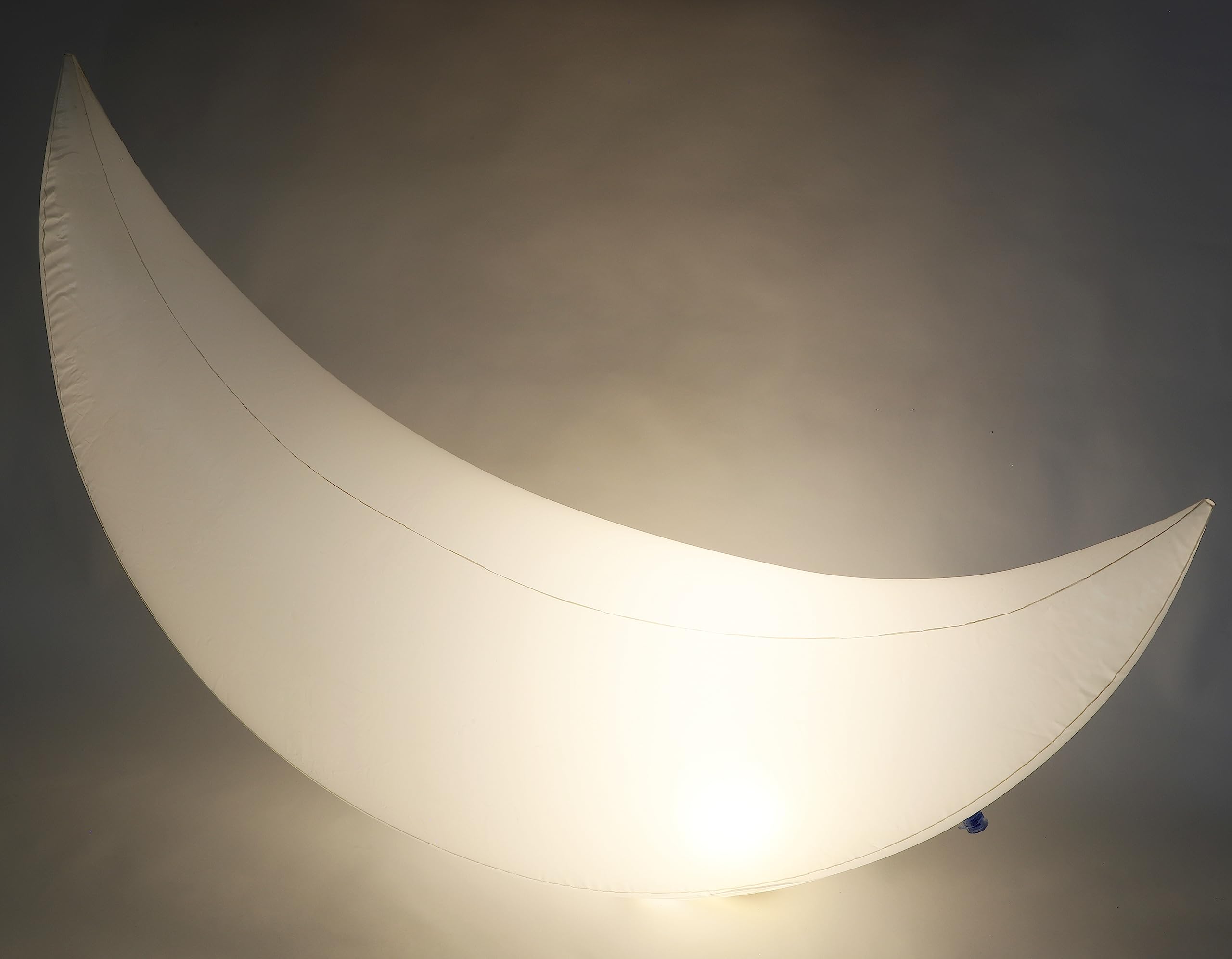 Toyland® Giant Inflatable Floating Multi Colour LED Moon Shape Light Decoration - 1.35m x 43cm x 89cm (53" x 17" x 35") Outdoor Garden Lighting