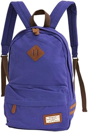 Amazon Ticentral リュック リュックサック キャンバス バックパック 男子 女子 高校生 中学生 通学 バッグ 旅行 アウトドア かばん パープル シューズ バッグ