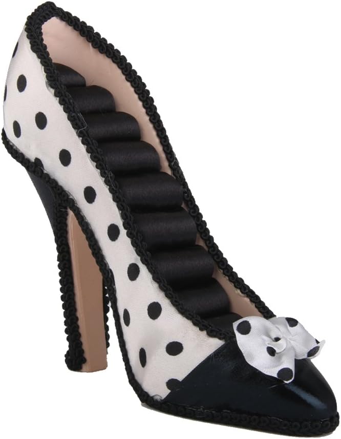 Generic Highheel Shoe Ring Display Jewelry Holder Black