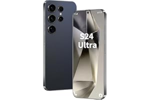 XUANMEIKE Unlocked Phone S24 Ultra Android Phone 8-core 8GB+256GB Cell Phone 7 inch HD Screen Mobile Phone 108MP+48MP Camera 6800 mAh Battery 5G Dual SIM (Titanium Black)