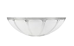 Aspen Creative 23507-01 Clear & Sandblasted/2 Tone