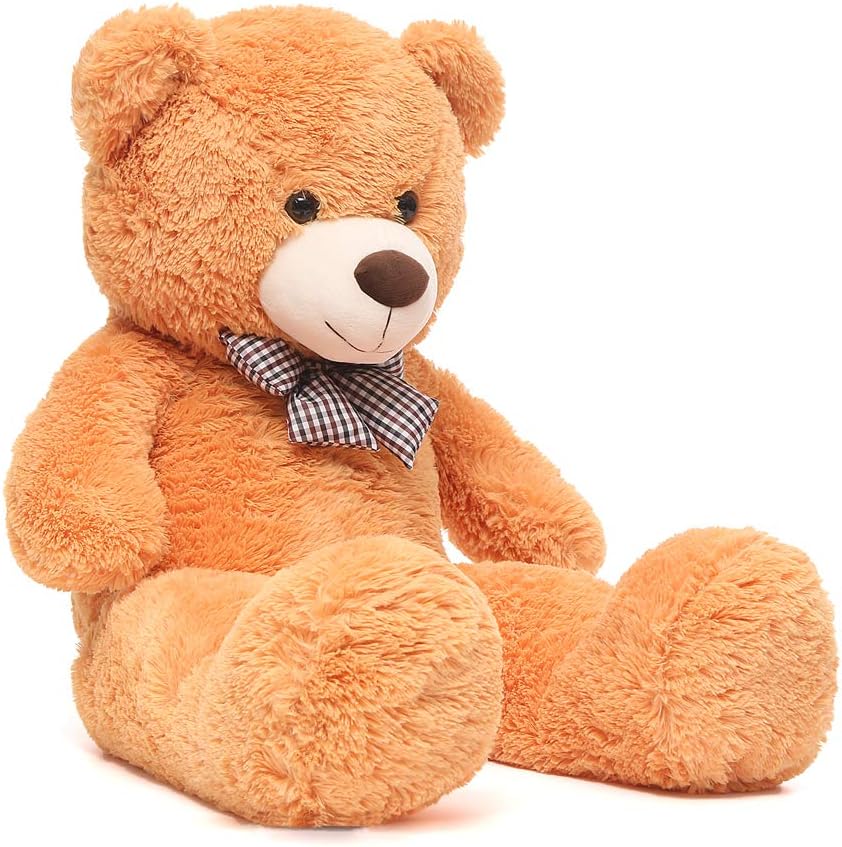 MorisMos Giant Teddy Bear Stuffed Animals Plush Toy White Teddy Bear for Girlfriend Kids: Toys & Games