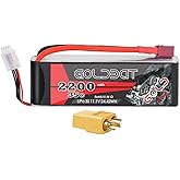 GOLDBAT 11.1V 2200mAh 35C 3S LiPo Battery Pack with Deans and XT60 Plug for RC Car Boat Truck RC Boat UAV Drone FPV