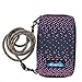 KAVU Go Time Bi-Fold Clutch Wallet with Crossbody Rope Strap - Hot Dots