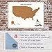 WNG Brands Scratch-Off USA Travel Map - Large Map of The United States for The Wall, Scratch-Off Poster of The USA for Travel, Personalized Travel Map, USA, Travel Tracker, Gifts for Travelers